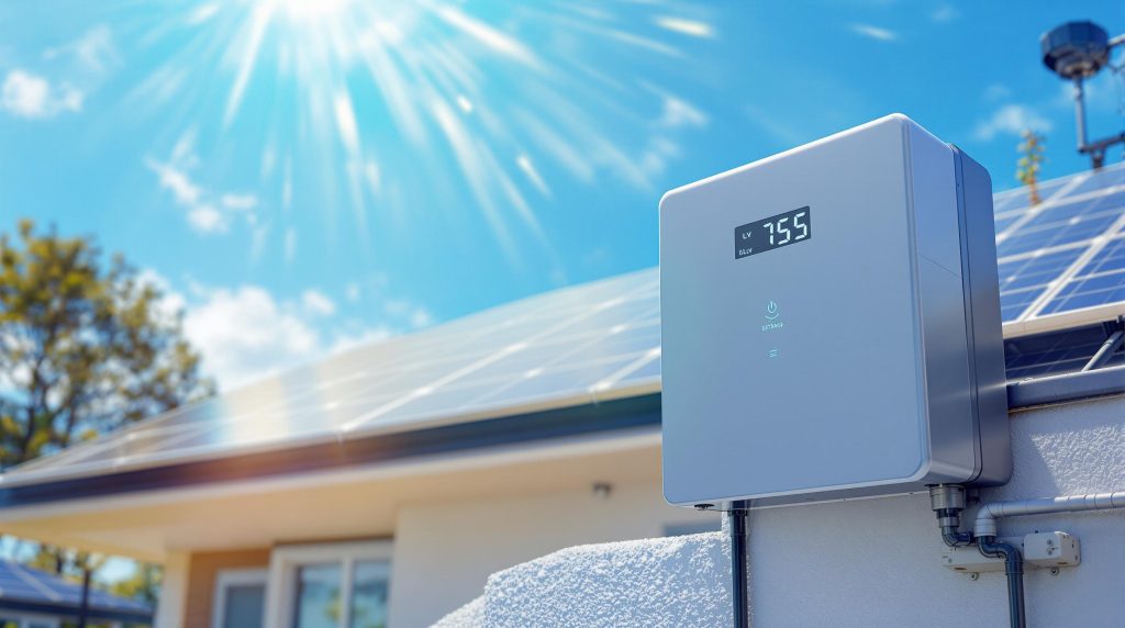 Feels Like Sun - - Lär dig hur ett batteri lagrar solenergi och optimerar din energianvändning för att minska kostnader och miljöpåverkan.